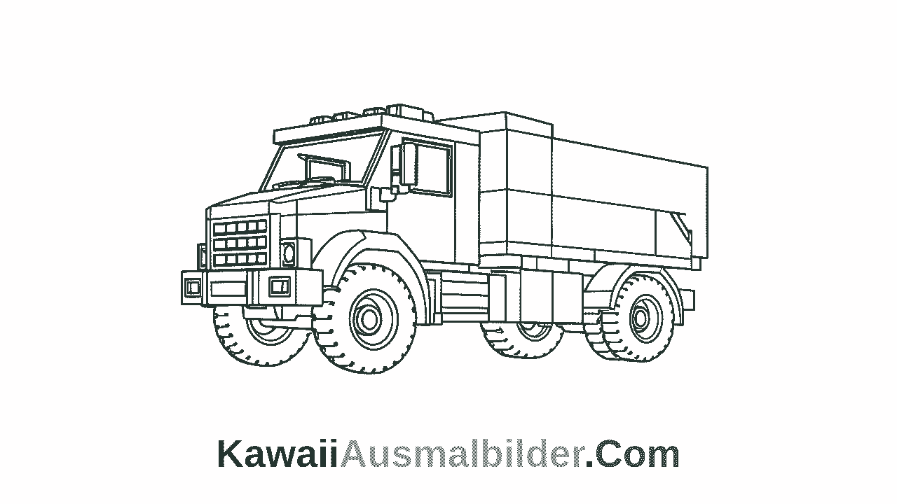 Kostenlose LKW-Ausamlbilder zum Ausdrucken [PDF]