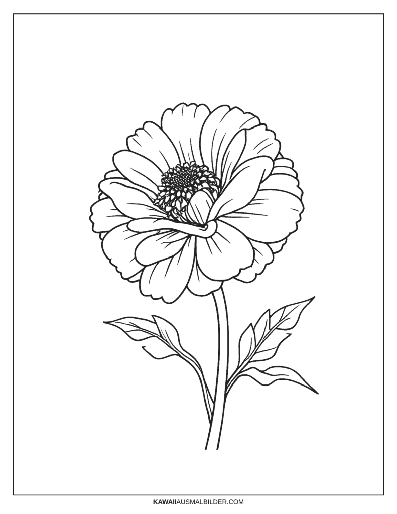 Ringelblume Malvorlage