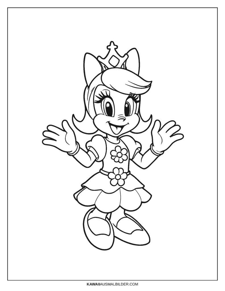 ausmalbild prinzessin daisy