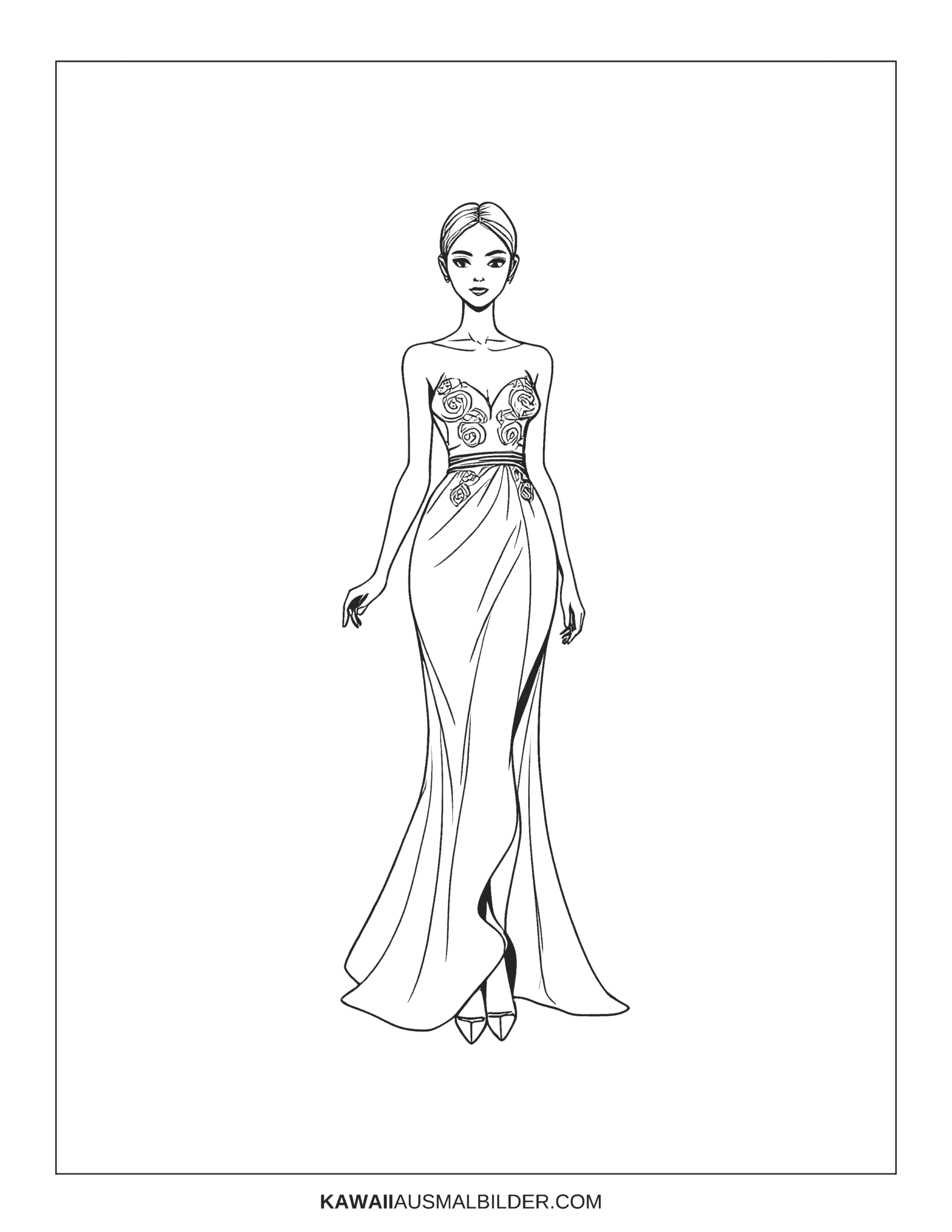 Topmodel Ausmalbilder zum Ausdrucken [PDF] - Kostenlose Ausmalbilder