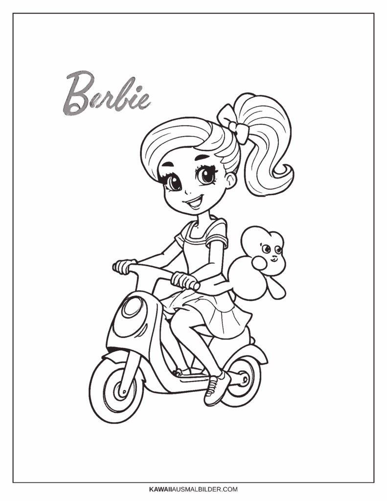 barbie und chelsea ausmalbild