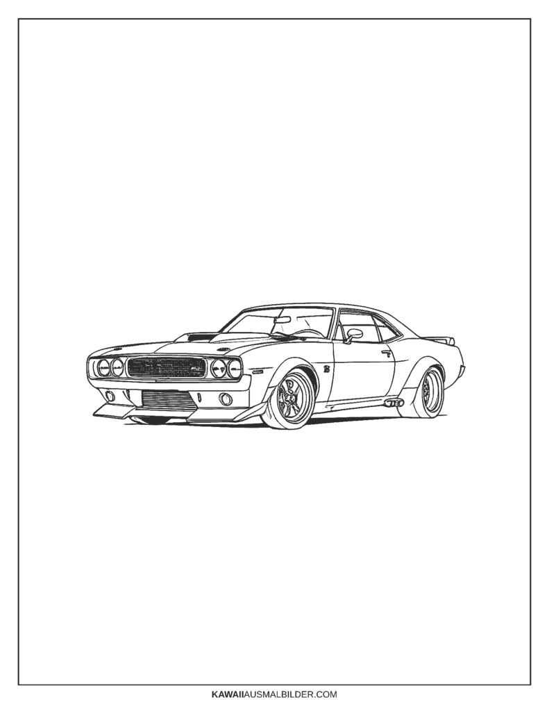 fast and furious auto ausmalbilder 