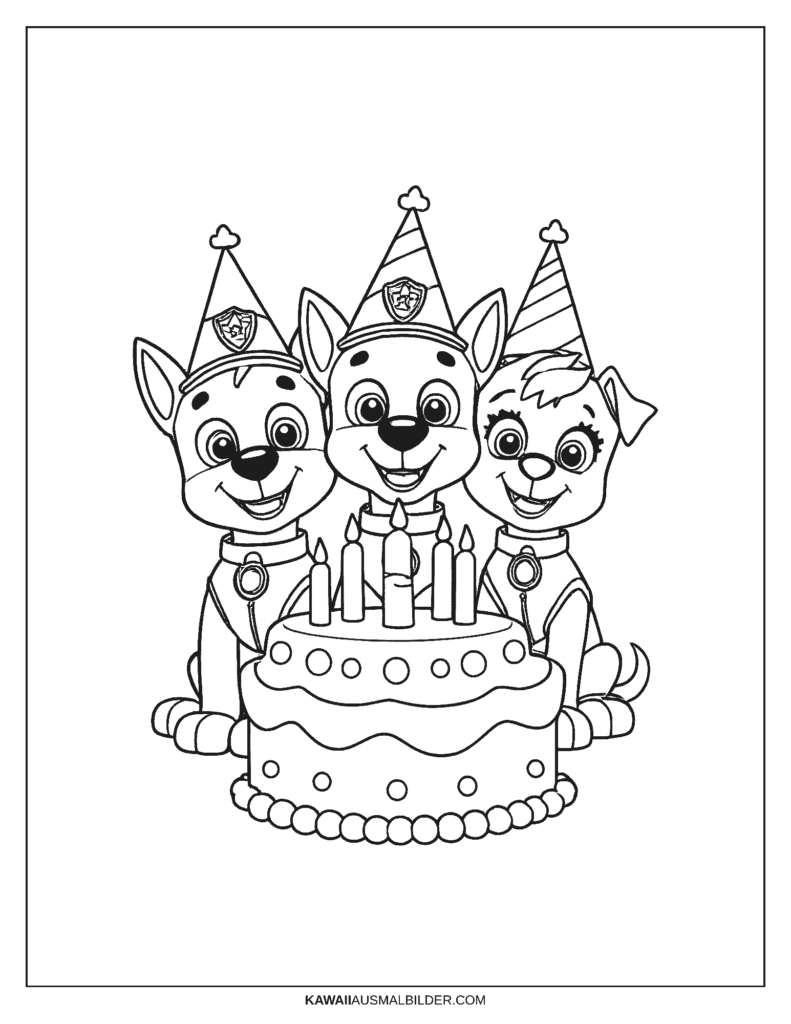 paw patrol geburtstag ausmalbild