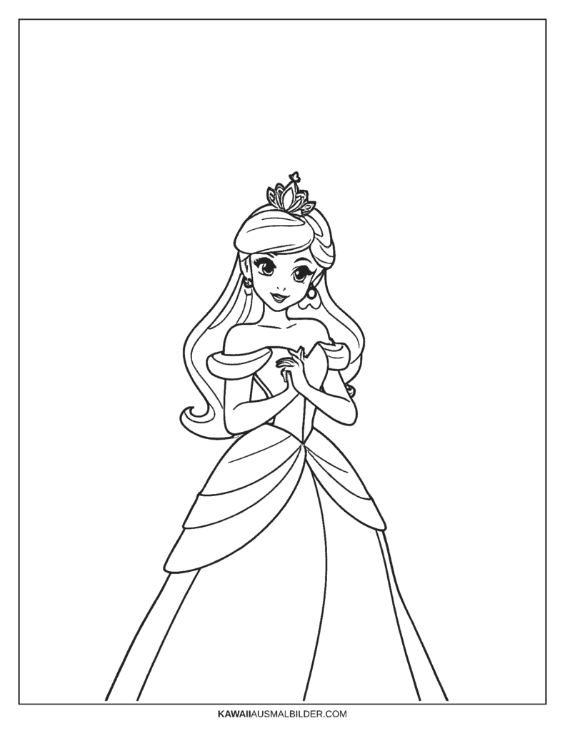prinzessin aurora ausmalbild