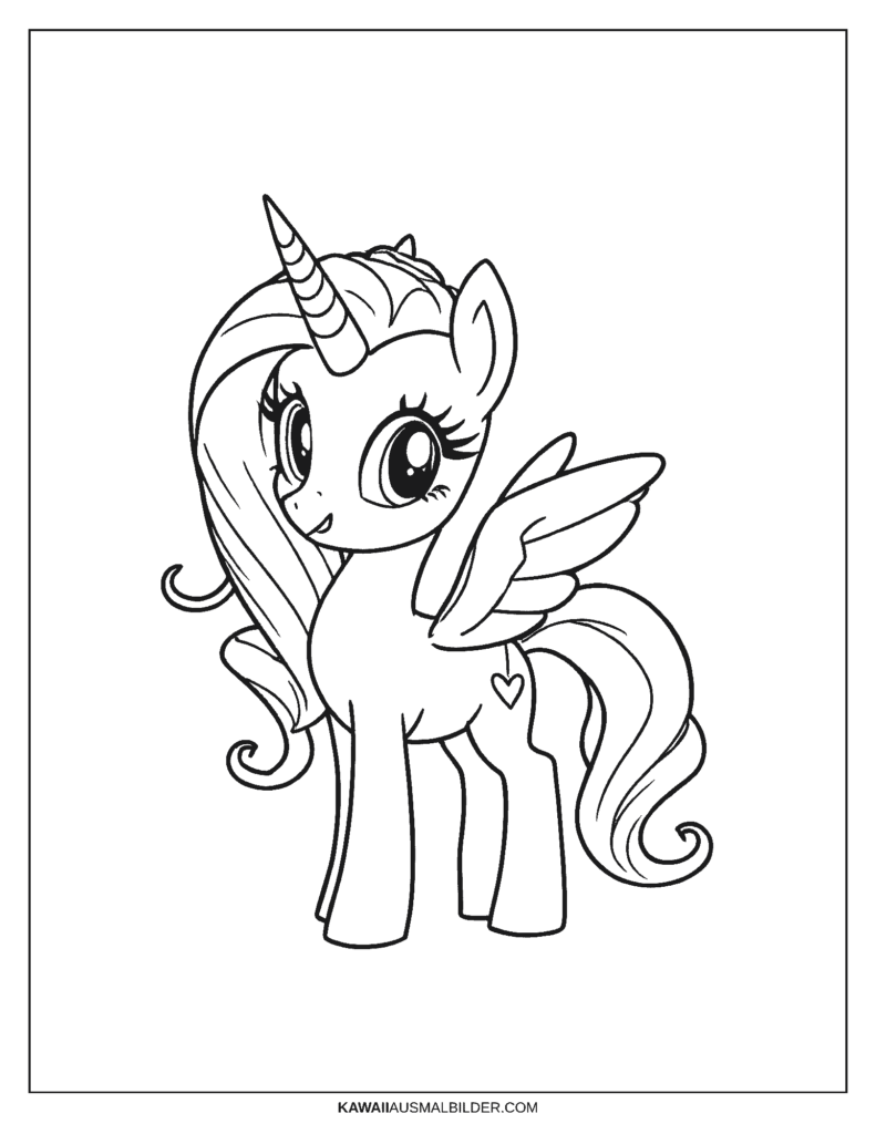 prinzessin cadance ausmalbild
