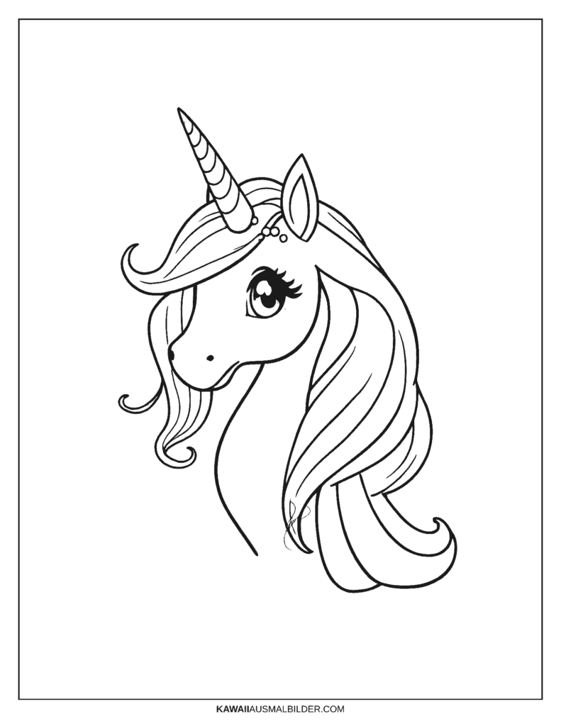 prinzessin einhorn fee ausmalbild