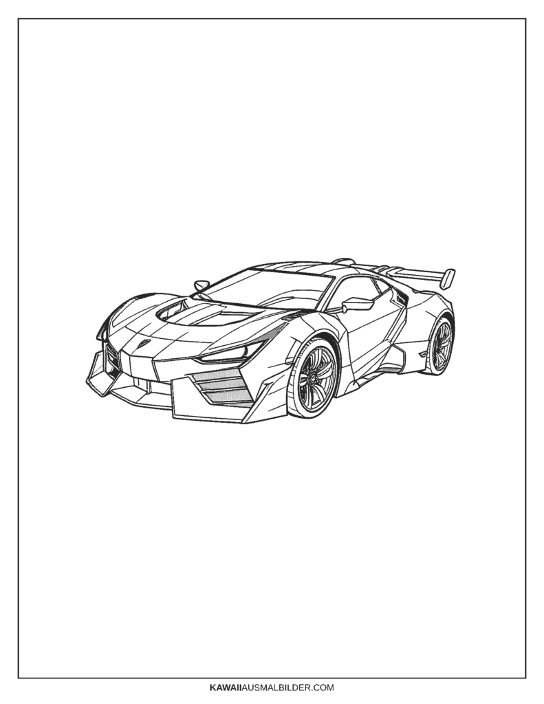 transformers auto ausmalbild
