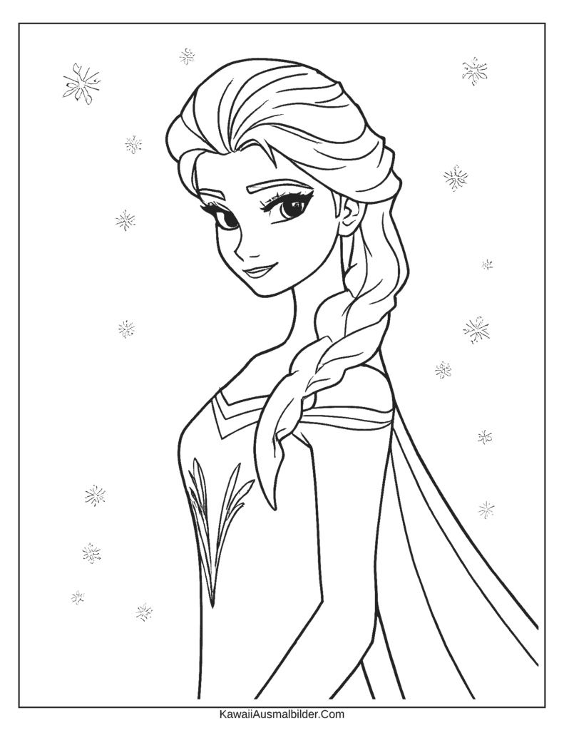 Elsa Ausmalbild