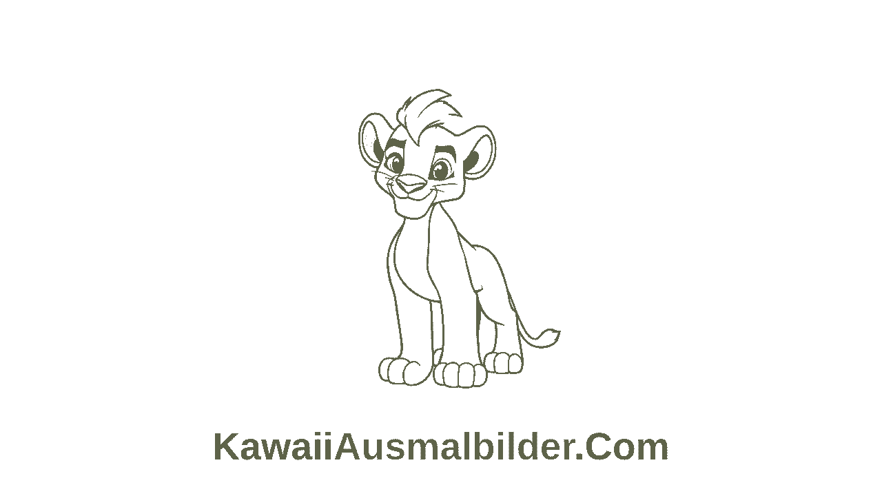 Kostenlose Löwen Ausmalbilder für Kinder