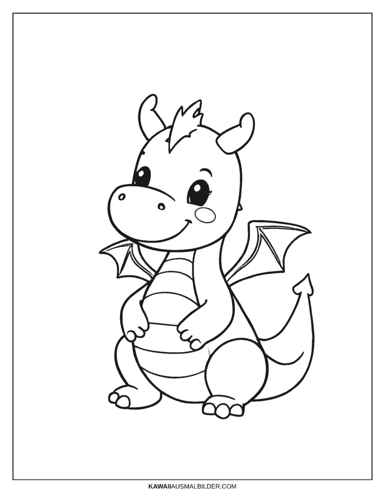Malvorlage Drachen