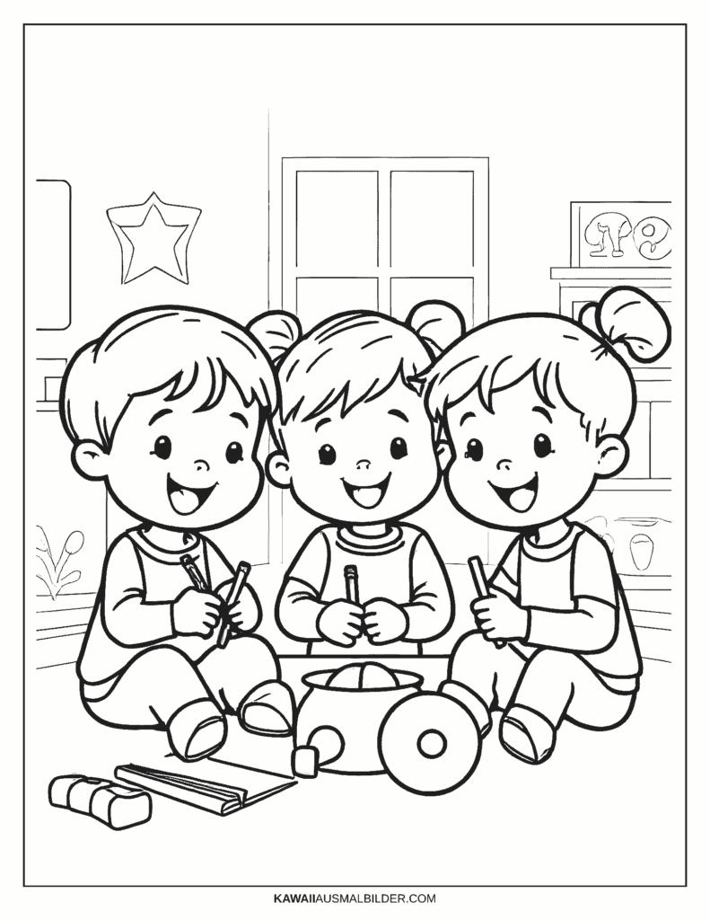 Malvorlage Kindertagesstätte