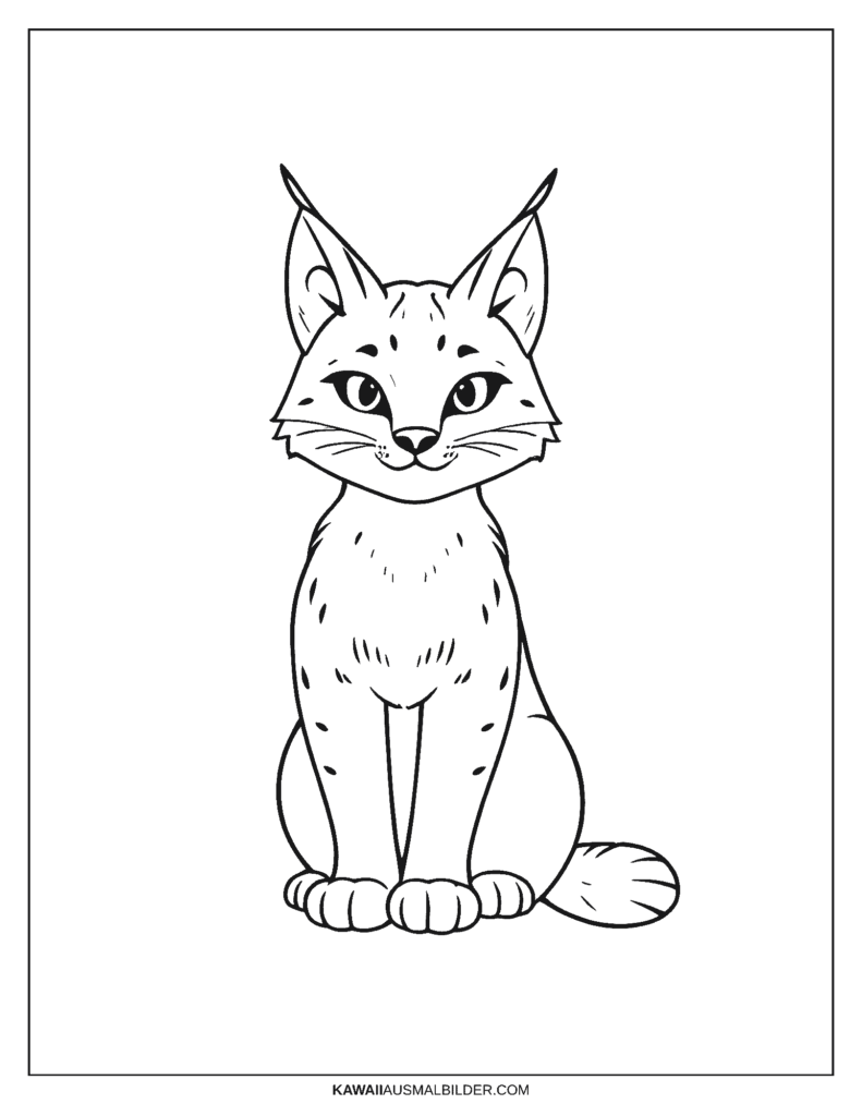 Malvorlage Luchs