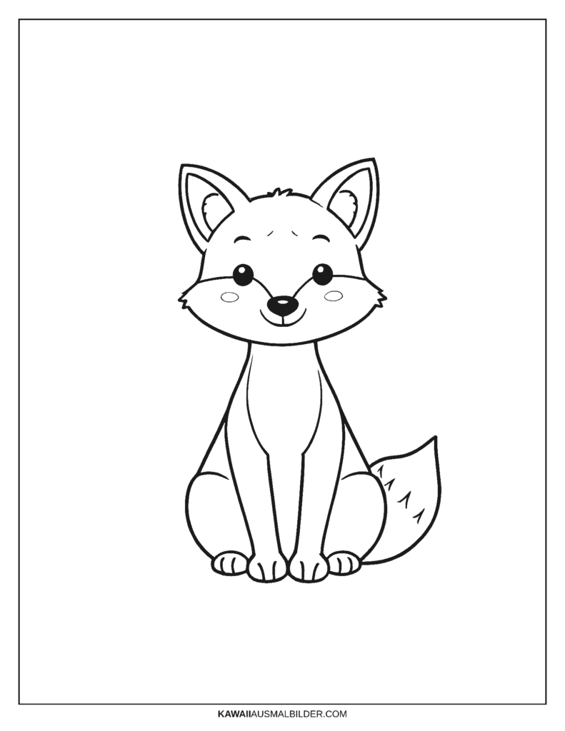 Malvorlage Tier Fuchs