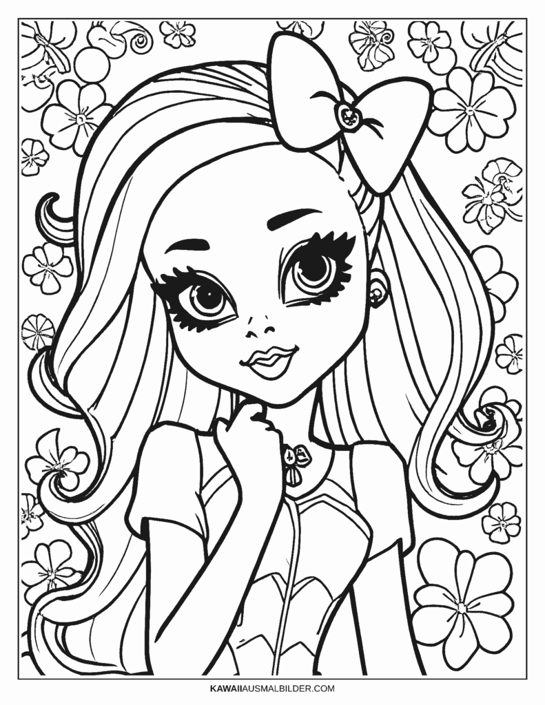 Monster High Malvorlage