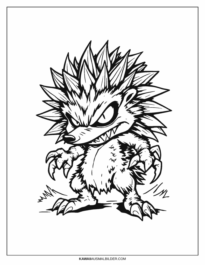 Monster Sonic Malvorlage