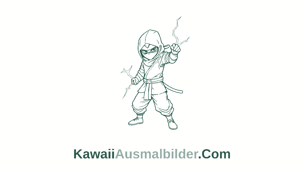 Ninja Ausmalbilder zum Ausdrucken