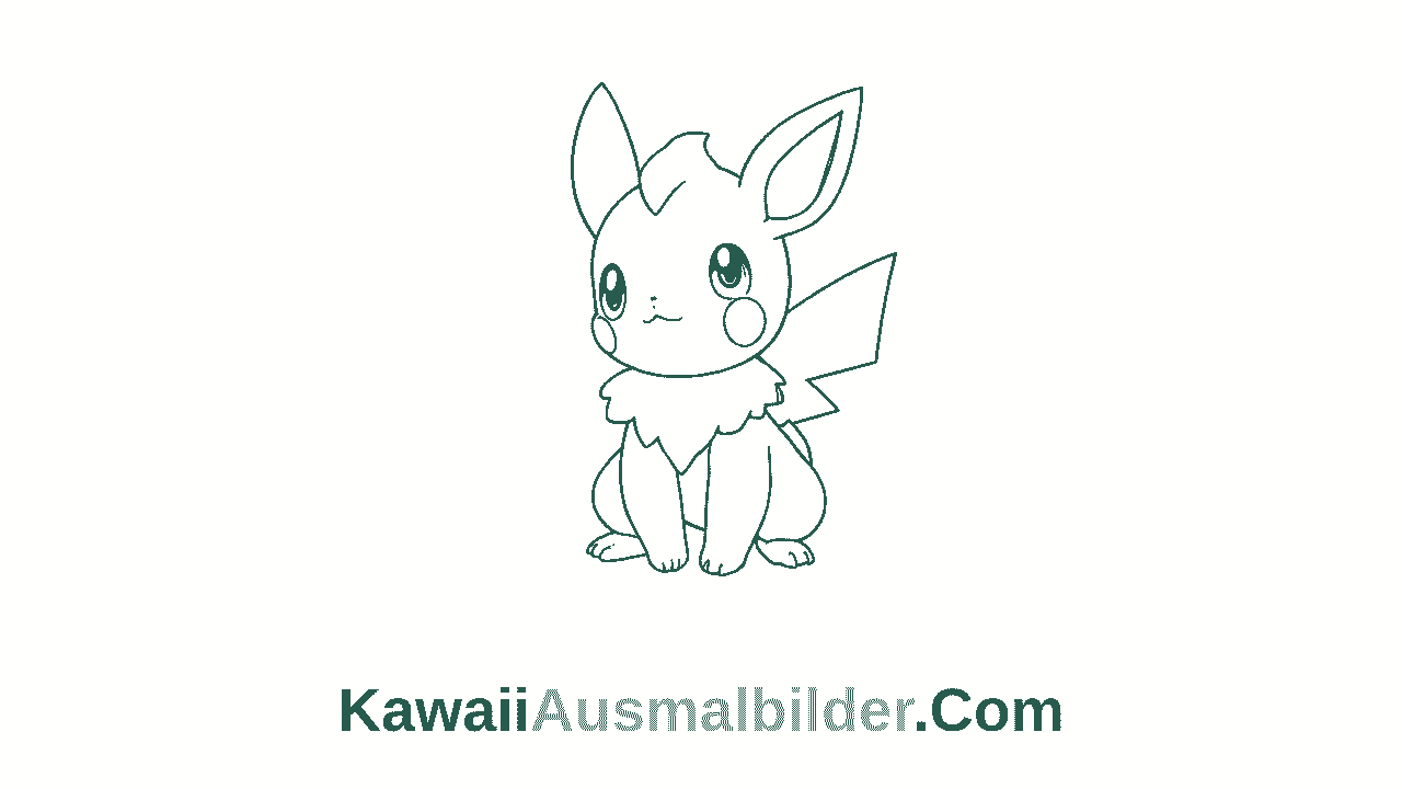 Pikachu Ausmalbilder zum Ausdrucken für Kinder