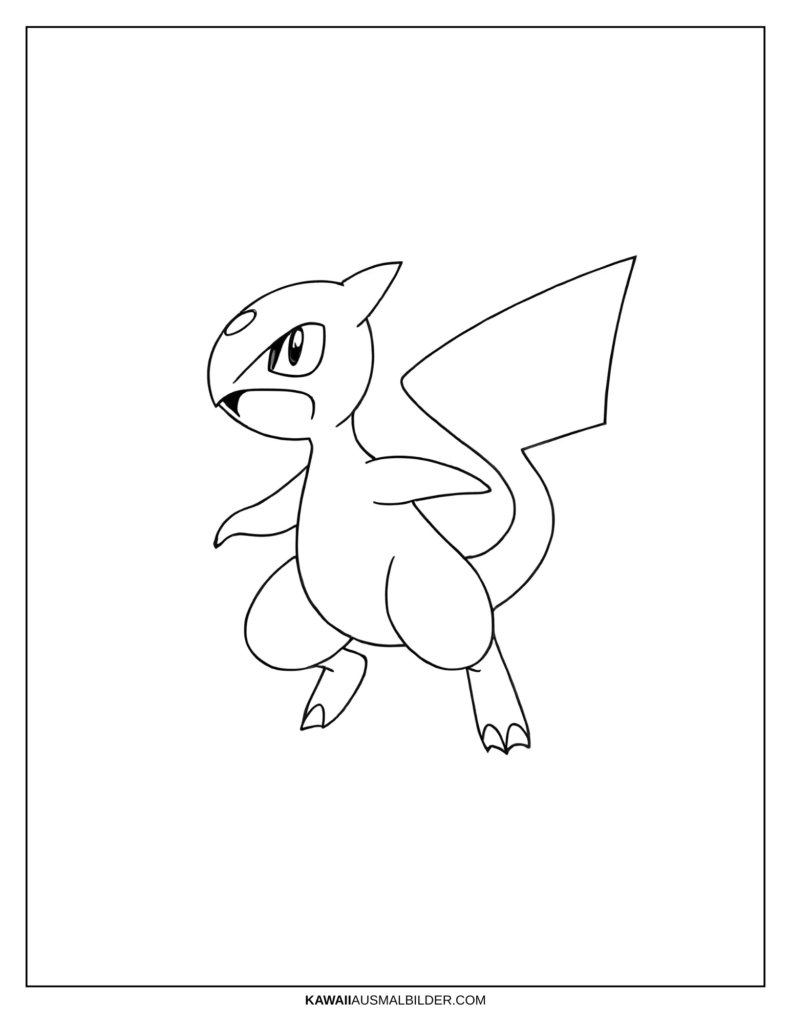 Pokemon Crimson Ausmalbild