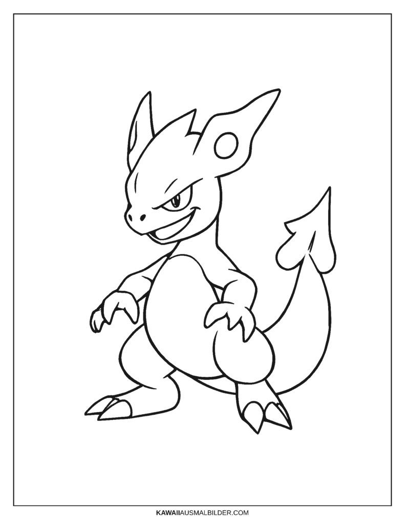 Pokemon Malvorlage Charmeleon