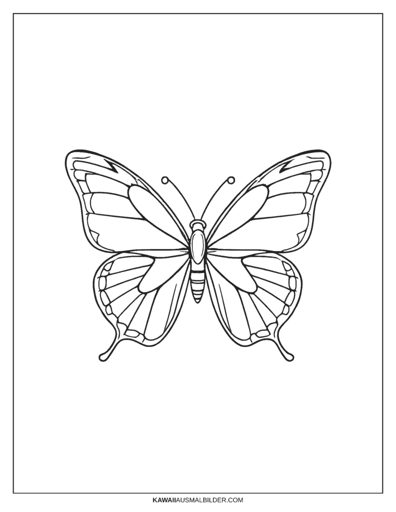 Schmetterling Ausmalbild