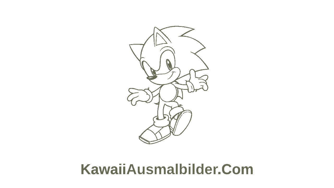 Sonic Ausmalbilder für Kinder