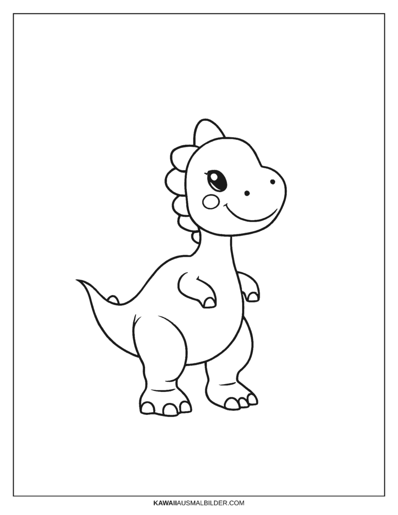Tier Malvorlage Dinosaurier