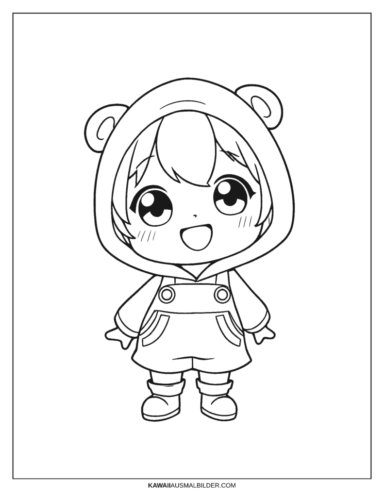 anime ausmalbild kinder