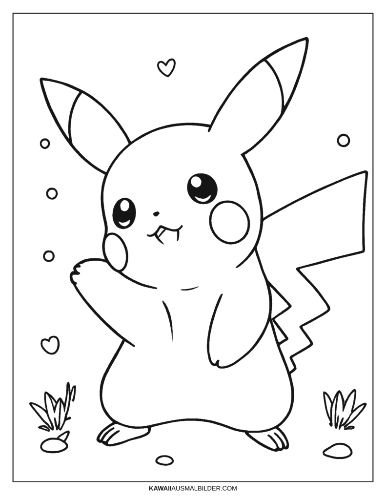 baby pikachu ausmalbild