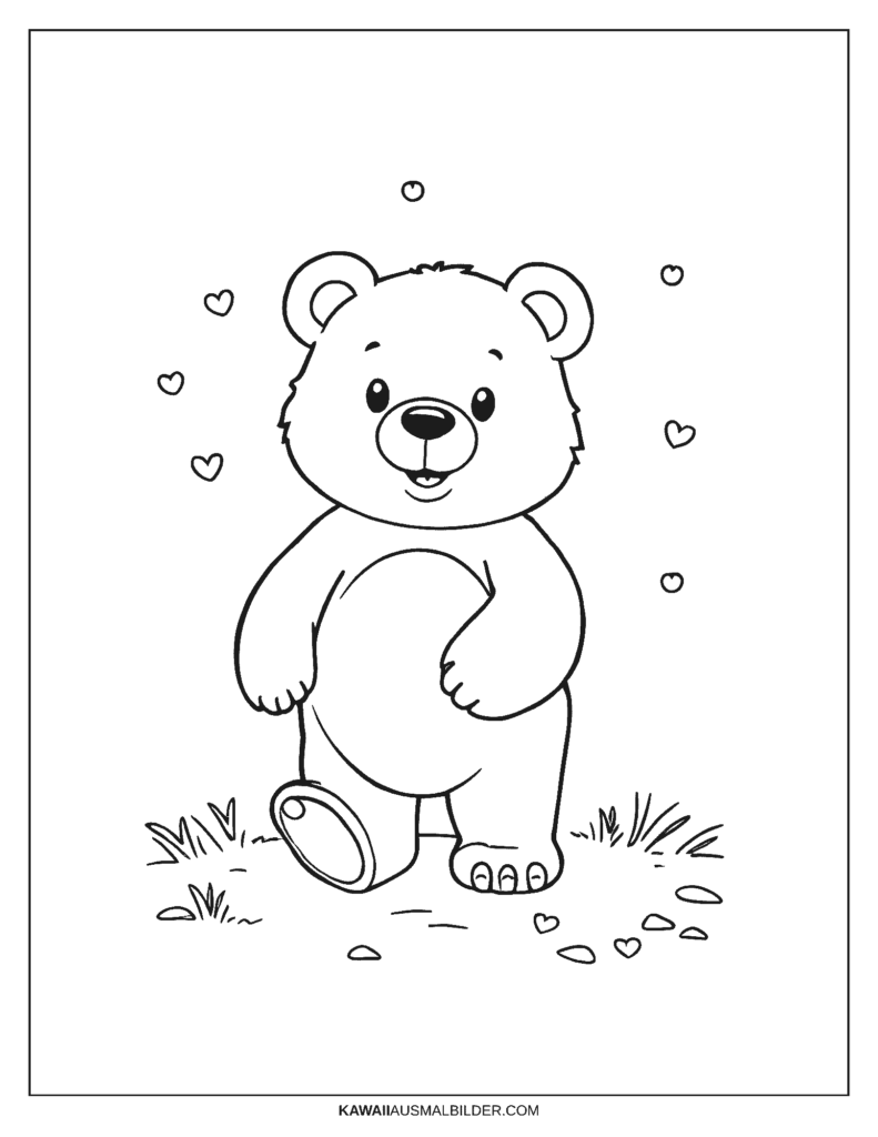 benno bär ausmalbild