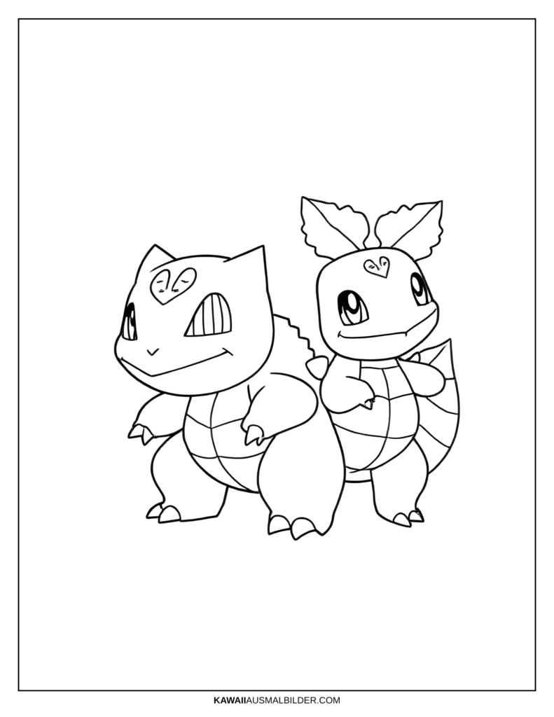bisaknosp pokemon ausmalbild bisasam