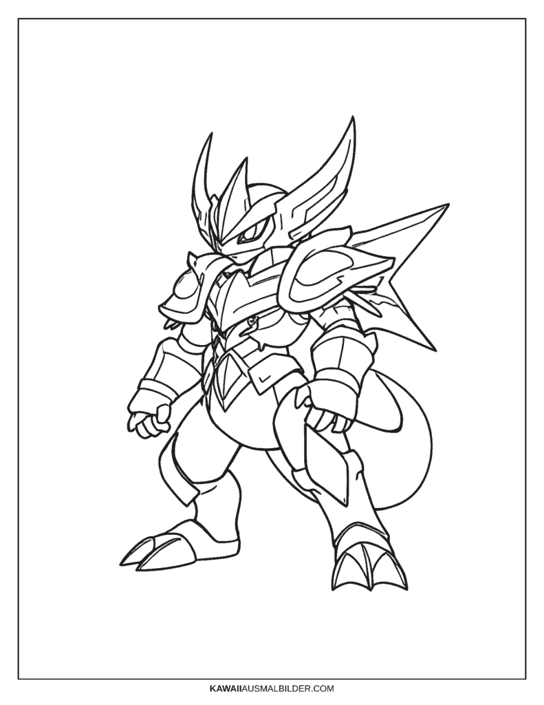 dynamax pokemon ausmalbild