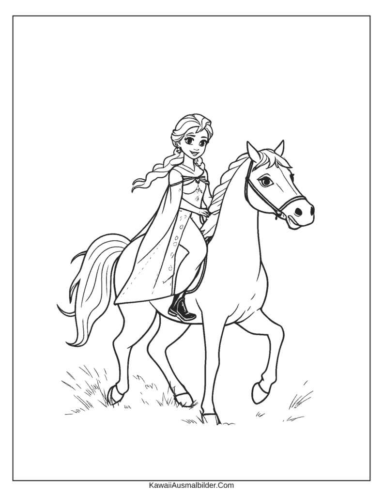 elsa und nokk ausmalbild