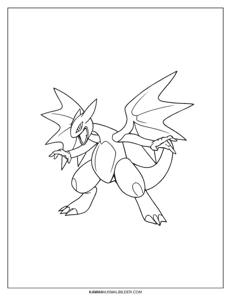 mega pokemon ausmalbilder