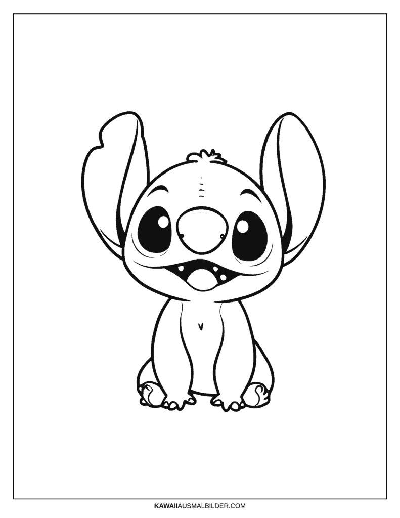 mini stitch ausmalbild