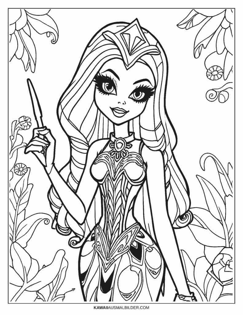 monster high cleo de nile ausmalbild