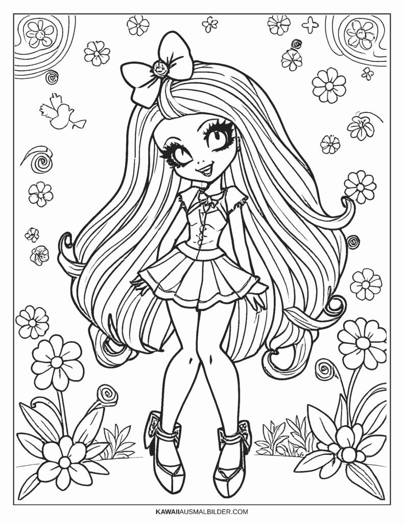 monster high toralei ausmalbild