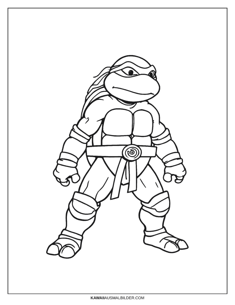ninja turtles donatello ausmalbild