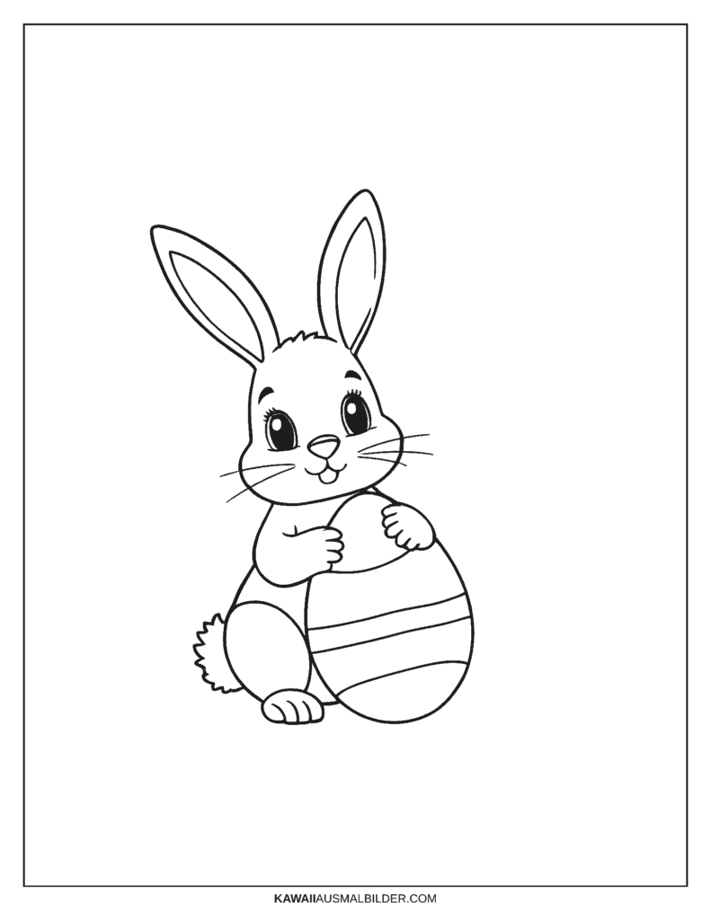 ostern hase ausmalbild