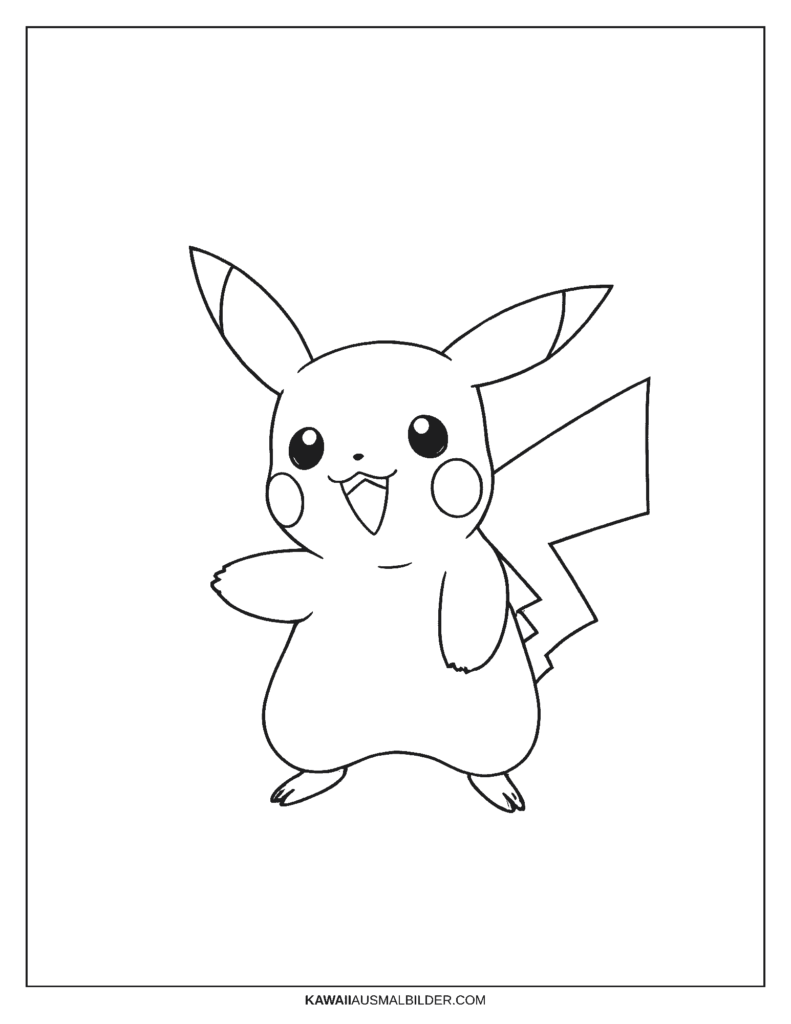 pikachu ausmalbilder