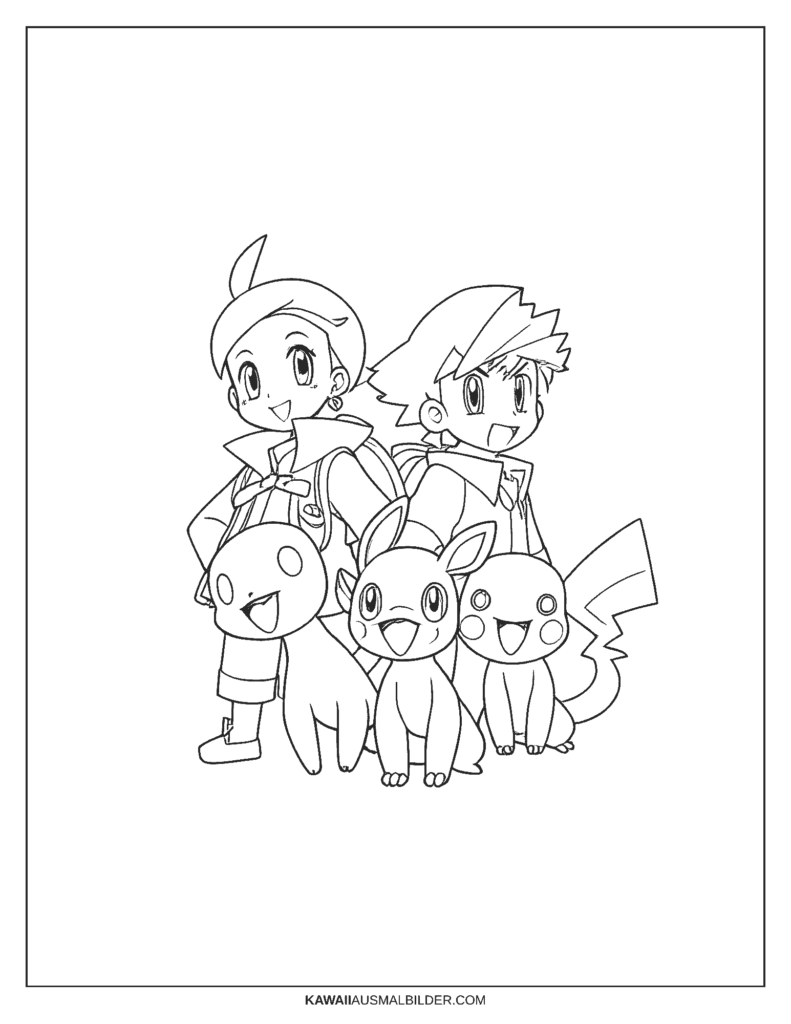 pokemon horizonte ausmalbild