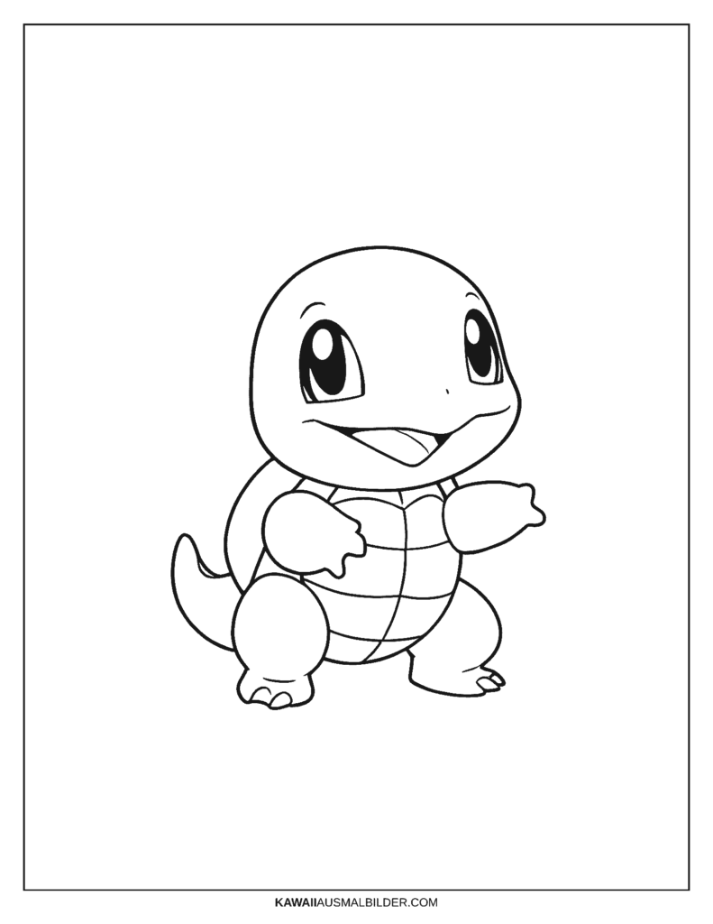 pokemon schiggy ausmalbild
