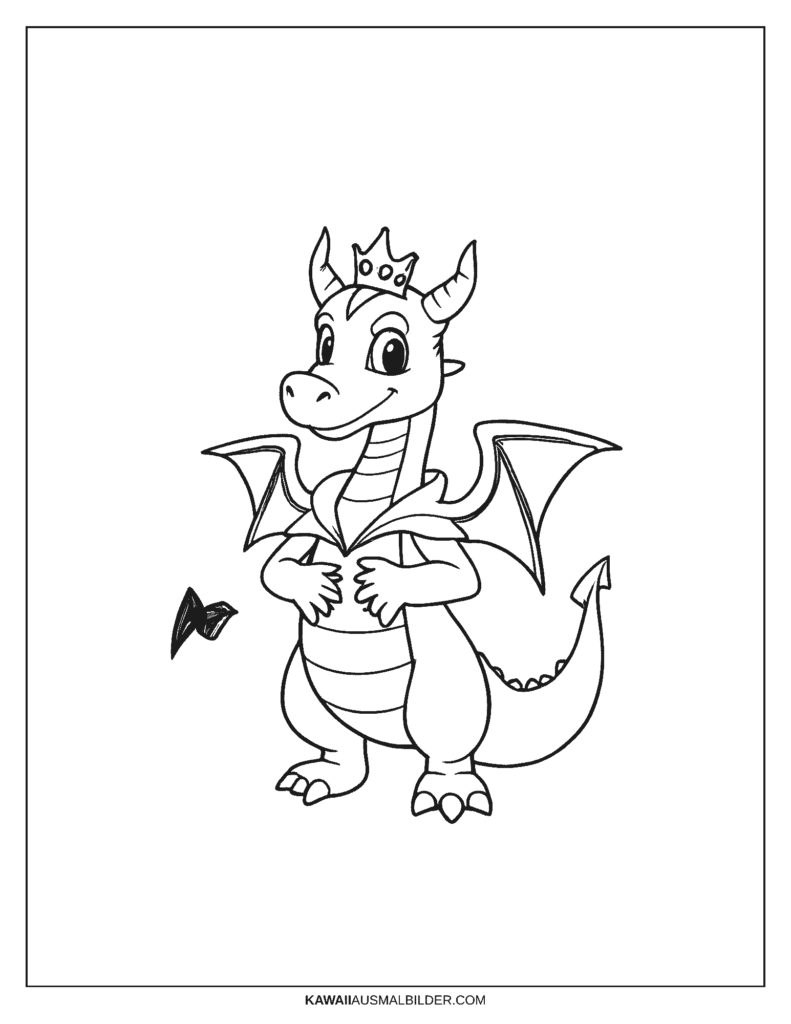 prinz der drachen ausmalbild