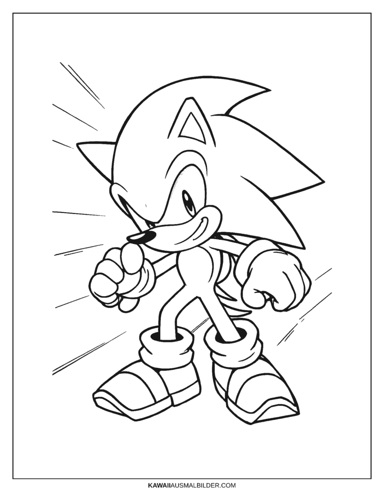 sonic forces ausmalbild