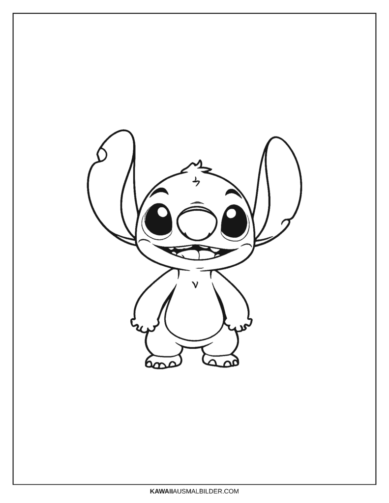 stitch ausmalbild