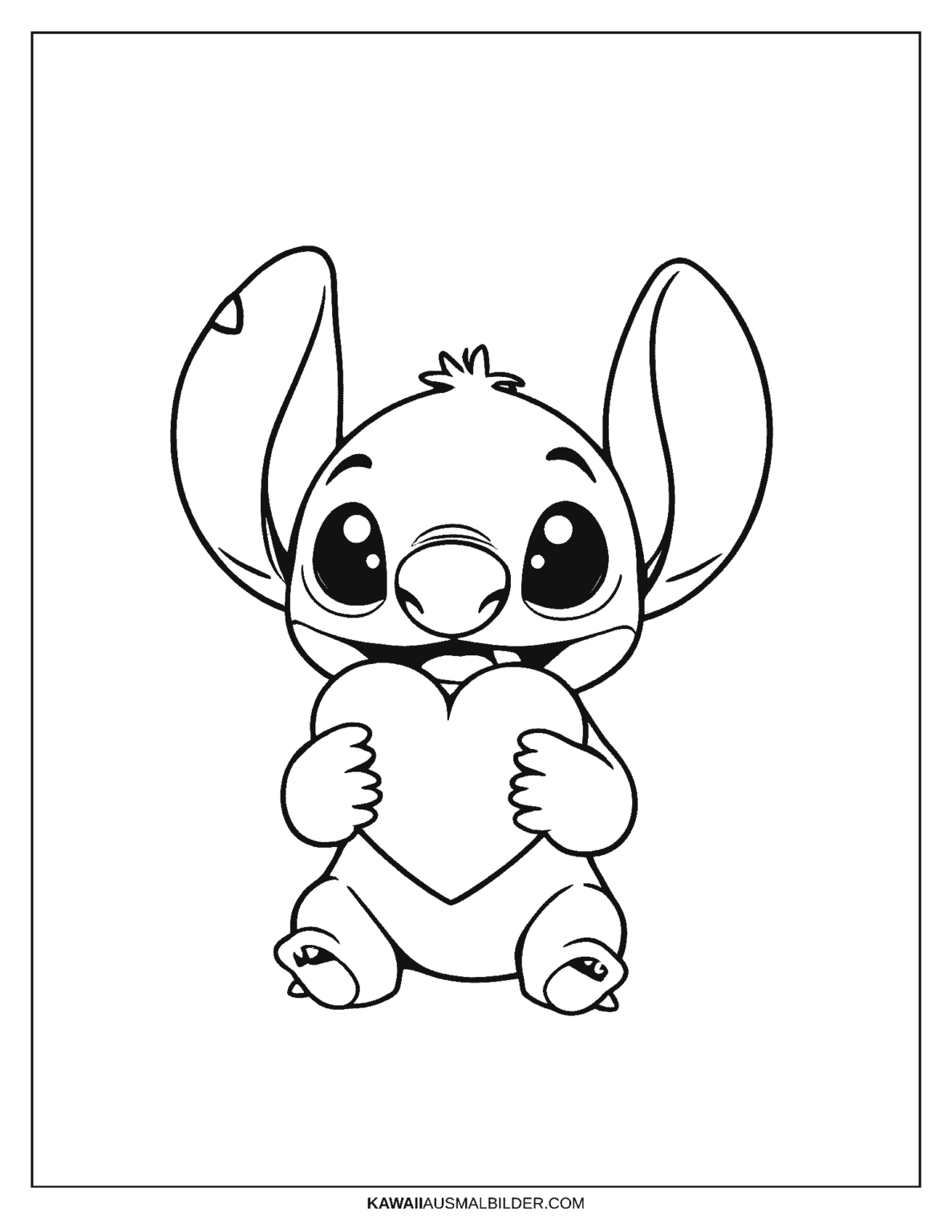 Kostenlose Stitch Ausmalbilder für Kinder und Erwachsene [PDF
