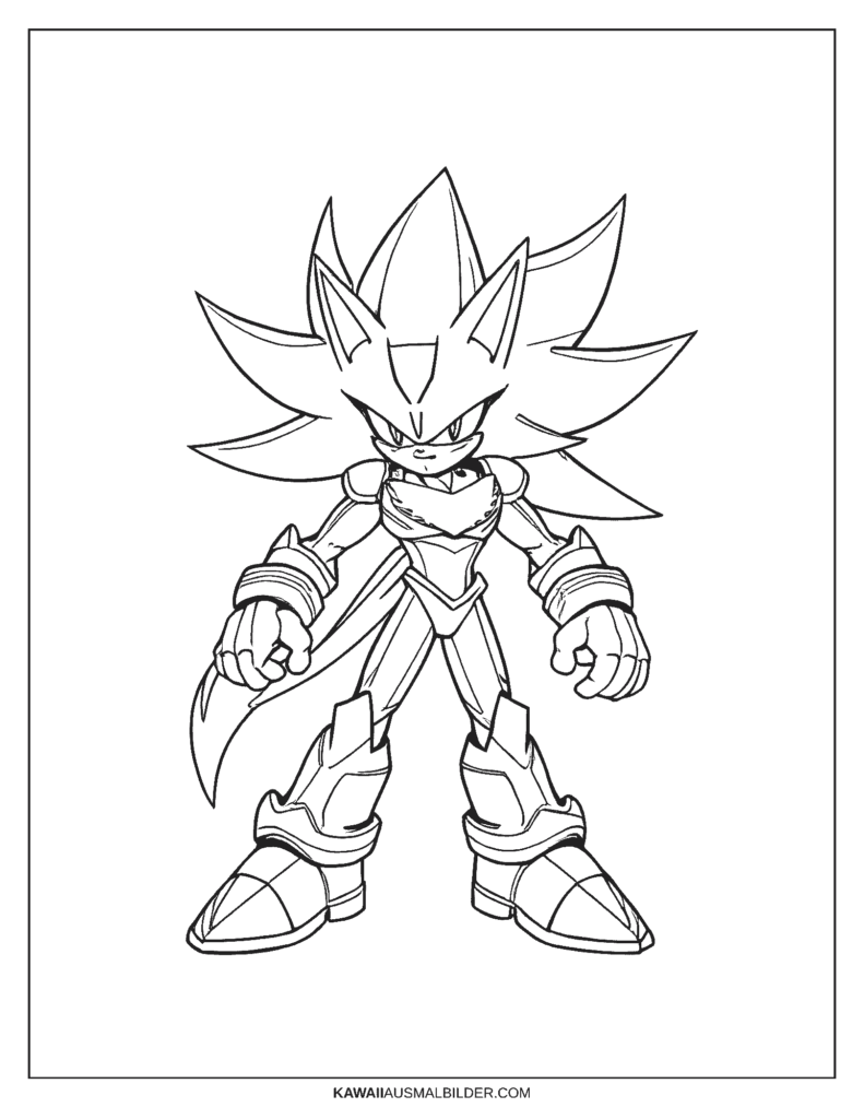 ultra sonic ausmalbild