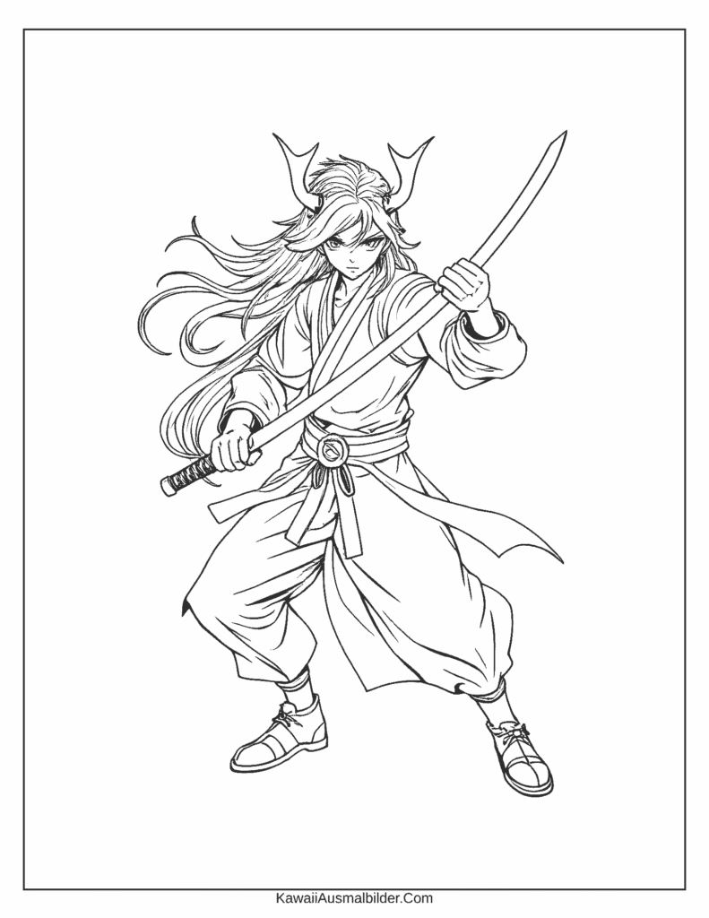 Anime-ausmalbilder Demon Slayer