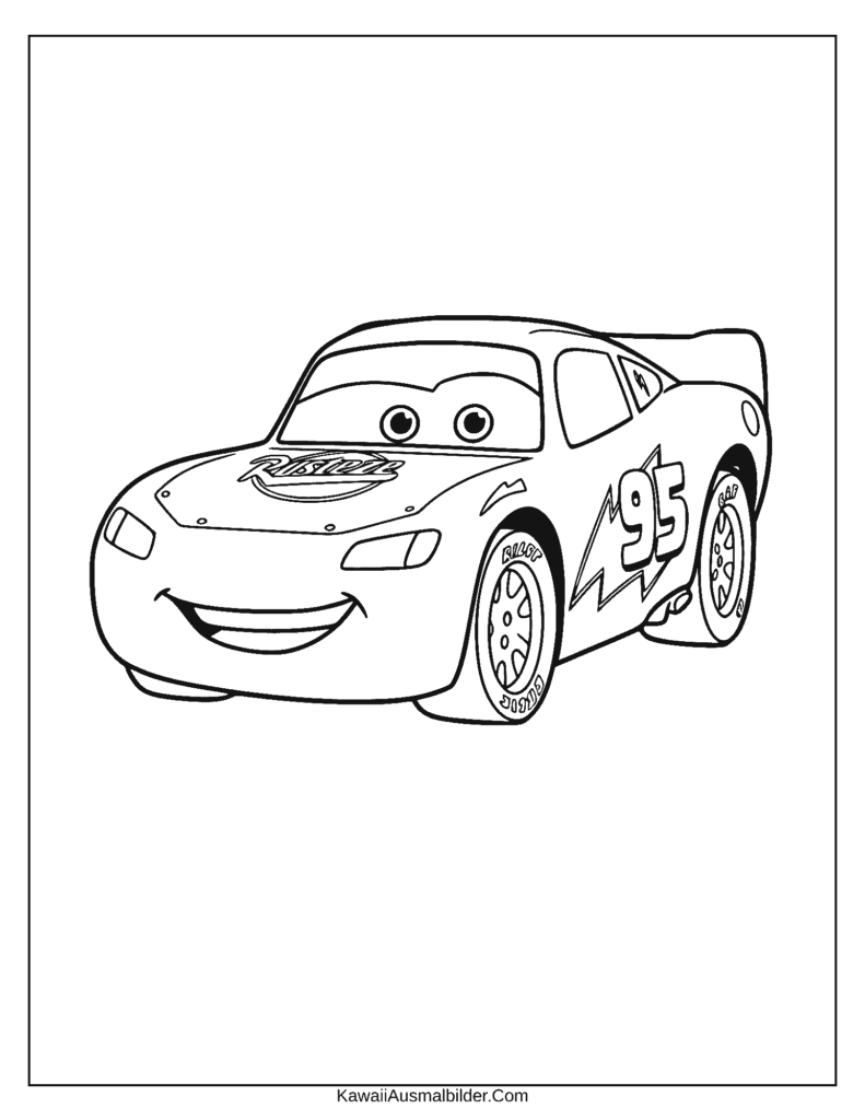 Ausmalbild Disney Cars