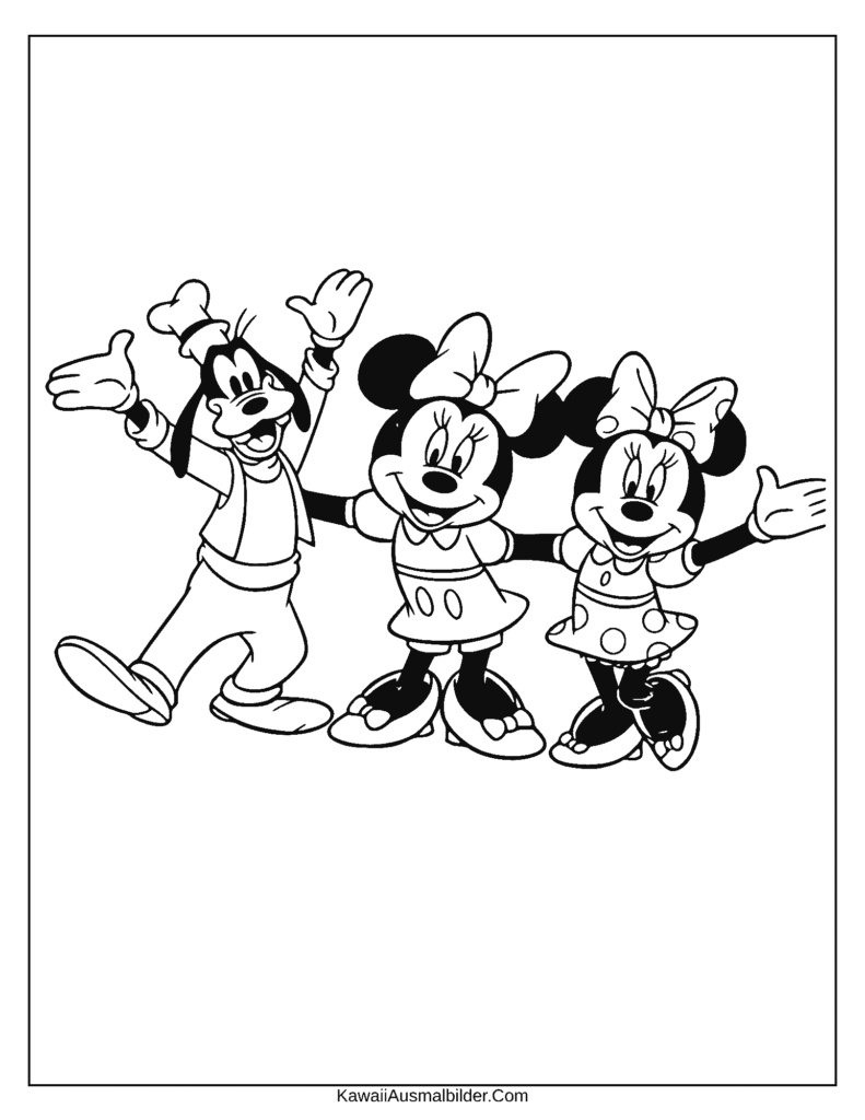 Ausmalbild Disney Junior