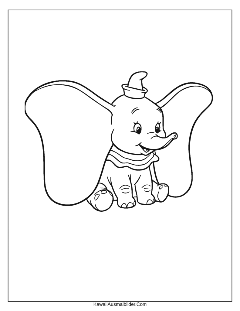 Disney Dumbo ausmalbild